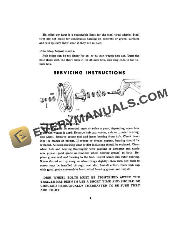 John Deere NO. 943 WAGON Operator Manual OMD9952-2