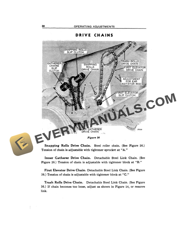 John Deere No. 101 Quik-Tatch One-Row Corn Picker Operator Manual OMN11260-2