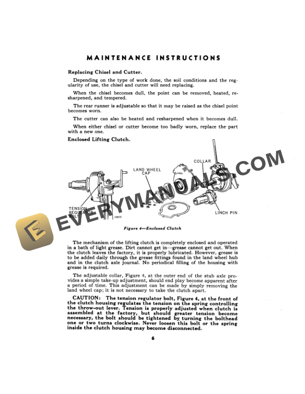 John Deere No. 15 Subsoiler Operator Manual OMW181155-2