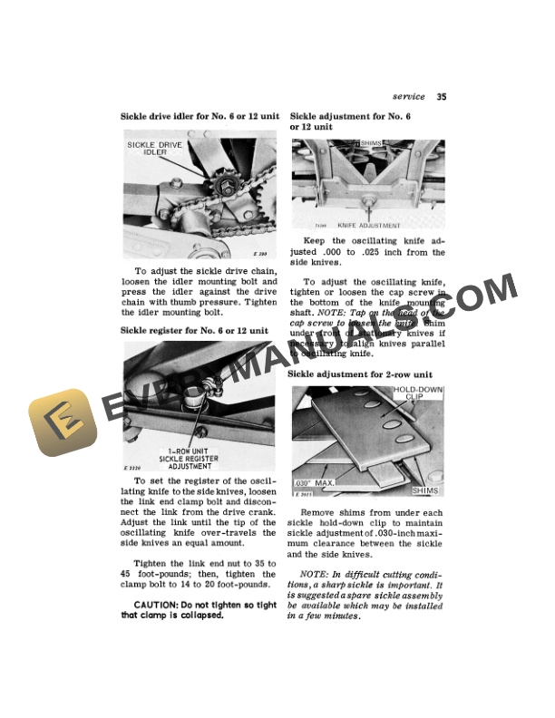 John Deere No. 3 Forage Harvesters Operator Manual OME19682-3