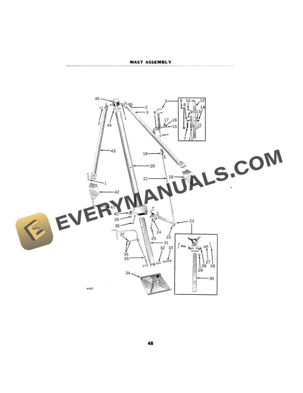John Deere No.2 Rear End Manure Loader Operator Manual OMC131147-3
