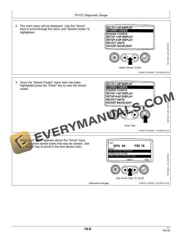 John Deere OEM Diagnostic Gauges Operator Manual OMDZ109098 4 John Deere OEM Diagnostic Gauges Operator Manual OMDZ109098-2