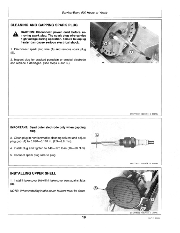 John Deere P150 LP Gas Portable Spacer Heater Operator Manual OMTY20852 3