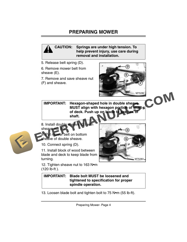 John Deere POWER FLOW For 48 and 54 Inch Mower Operator Manual OMM140342 2