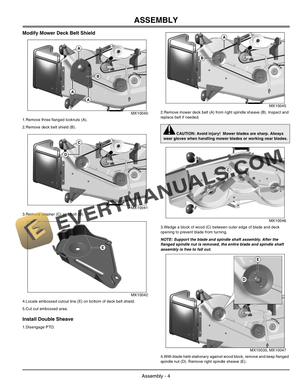 John Deere Power Flow C Series High Performance for 48C Mowers Operator Manual OMM151020 2