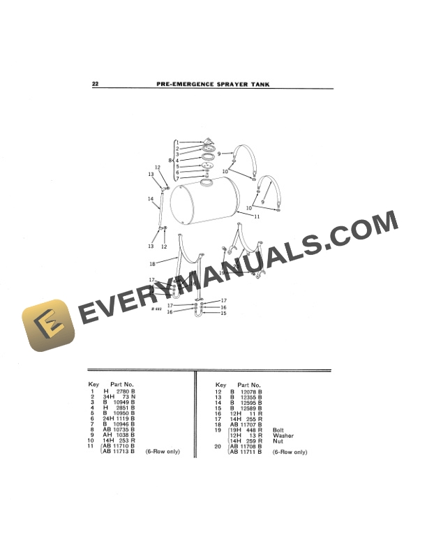John Deere Pre Emergence Sprayer for 494 495 694 695 or Two 494 or 495 Corn Planters Operator Manual OMB681059 3