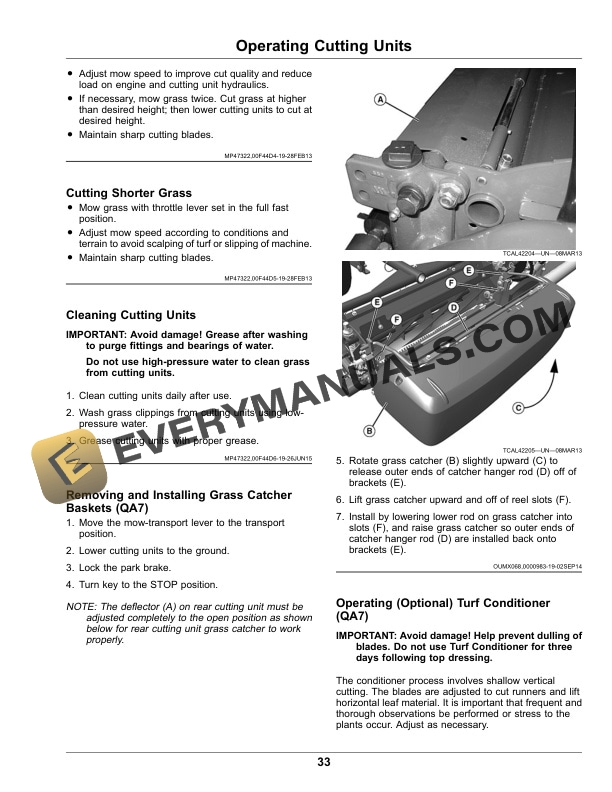John Deere PrecisionCut 2653B Trim and Surrounds Mower Operator Manual OMUC30067E 4 John Deere PrecisionCut 2653B Trim and Surrounds Mower Serial Number 160001 Operator Manual OMUC30067E-2
