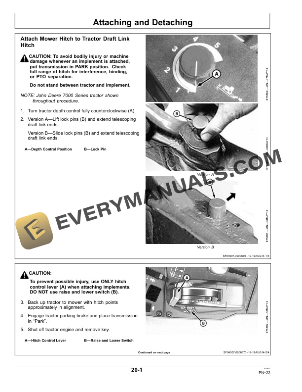 John Deere R160 and R200 Rotary Disk Mowers Operator Manual OMFH323471 4 John Deere R160 and R200 Rotary Disk Mowers Operator Manual OMFH323471-2