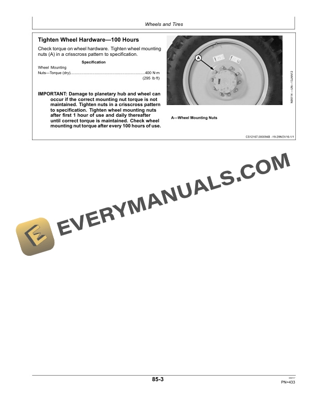 John Deere R4023 Self-Propelled Sprayer Operator Manual OMKK41822 5 John Deere R4023 Self-Propelled Sprayer Operator Manual OMKK41822-3