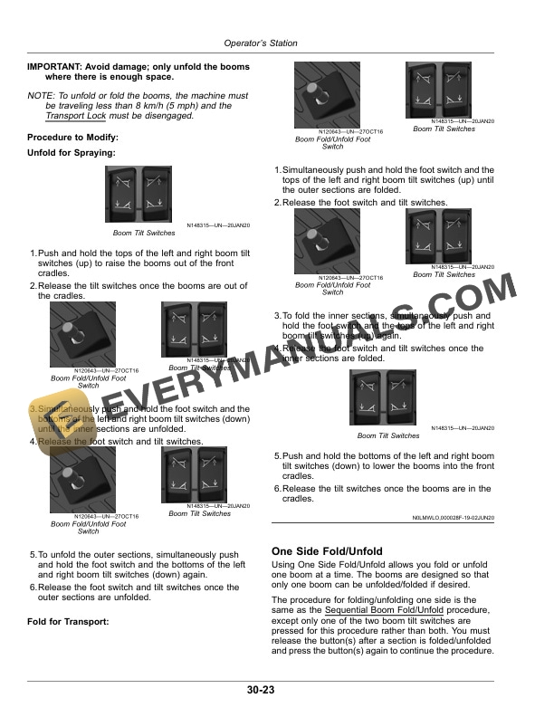 John Deere R4030, R4038, R4044, R4045, R4060 Self-Propelled Sprayer - Spreader Operator Manual OMKK70035 4 John Deere R4030, R4038, R4044, R4045, and R4060 Self Operator Manual OMKK70035-2