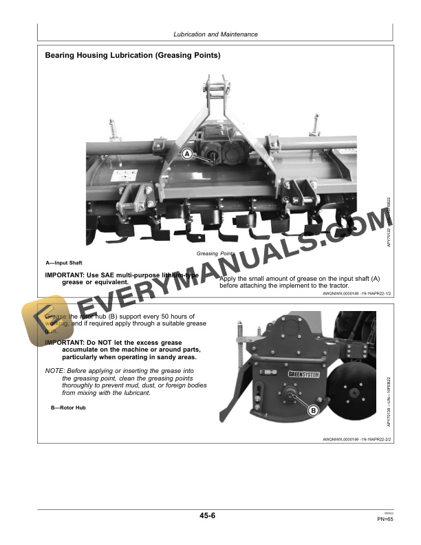 John Deere RT1004 to RT6012 Rotary Tiller Operator Manual 5DMA99100 5 John Deere RT1004 RT1014 RT1024 RT1005 RT1015 RT1025 RT1006 RT1016 RT1026 RT1027 RT1028 RT1029 RT1020 RT1035 RT1036 RT1037 RT1038 RT6008 RT6010 RT6012 Rotary Tiller Operator Manual 5DMA99100-3