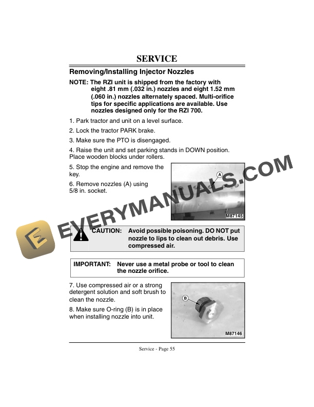 John Deere RZI 700 Root Zone Injection System Operator Manual OMMT3258-3