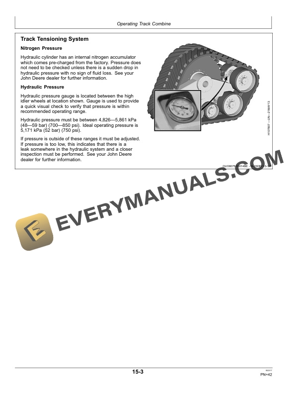 John Deere Rubber Track System Operator Manual OMHXE70656 3 John Deere Rubber Track System Operator Manual OMHXE70656-3
