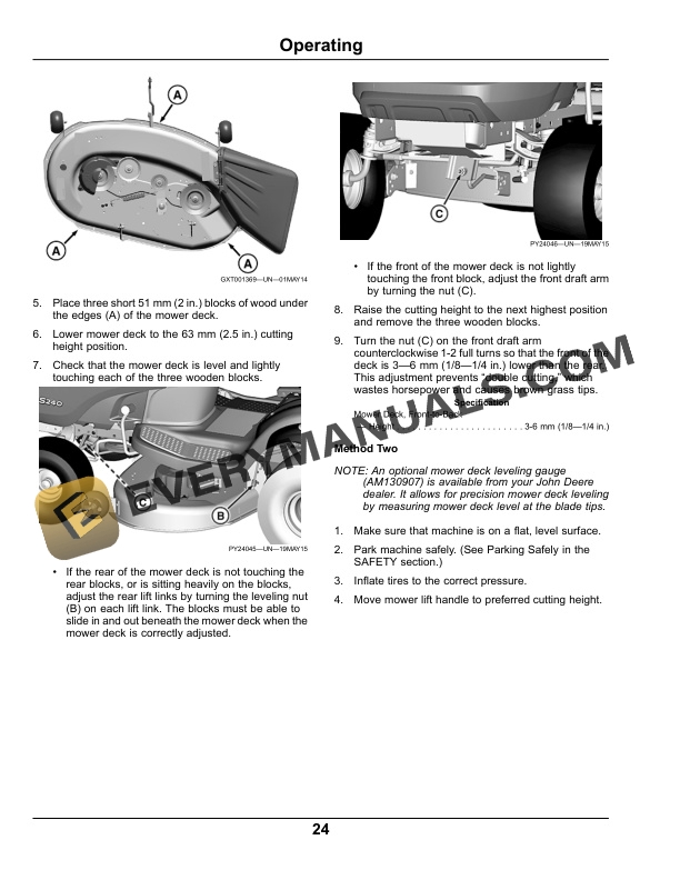 John Deere S240 Riding Lawn Tractor Operator Manual OMUC11776 2 John Deere S240 Riding Lawn Tractor Operator Manual OMUC11776-2
