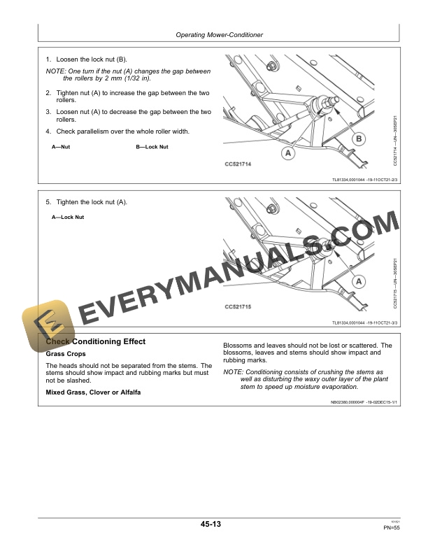 John Deere S310R and S350R Mower-Conditioners Operator Manual OMFH346059 4 John Deere S310R and S350R Mower-Conditioner Operator Manual OMFH346059-2