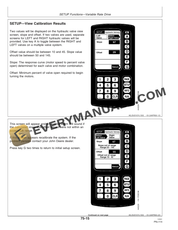 John Deere SeedStar Seed Monitor and Variable Rate Drive Operator Manual OMA71821-3
