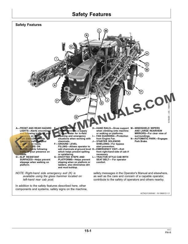 John Deere Sprayer Lights Performance Upgrade Kit Operator Manual OMKK99435 4 John Deere Sprayer Lights Performance Upgrade Kit Operator Manual OMKK99435-2
