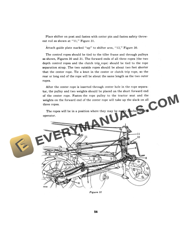 John Deere Standard Disk Tiller 200A-H, 220A Operator Manual OMW15949-2