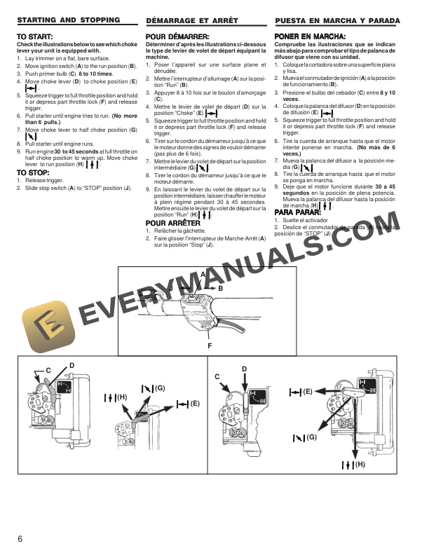 John Deere T30C UT20661 A STRING TRIMMER BRUSHCUTTER Operator Manual OMPS01116-2