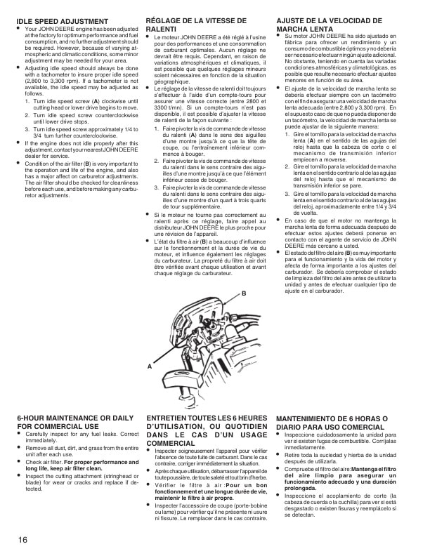 John Deere T40SB UT15125 Operator Manual OMPS19879-3