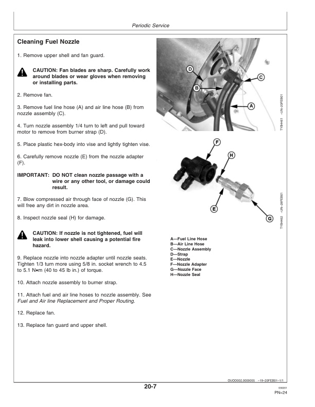 John Deere T70, T115 and T165 Portable Space Heaters Operator Manual OMTY25047-2