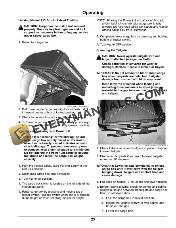 John Deere TH 6x4 Diesel Gator Utility Vehicles Operator Manual OMUC16268 4 John Deere TH 6X4 Diesel Gator Utility Vehicles Operator Manual OMUC16268-2