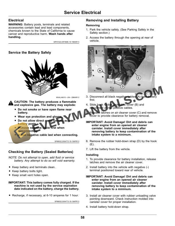 John Deere TH 6x4 Diesel Gator Utility Vehicles Operator Manual OMUC21272 5 John Deere TH 6X4 Diesel Gator Utility Vehicles Operator Manual OMUC21272-3