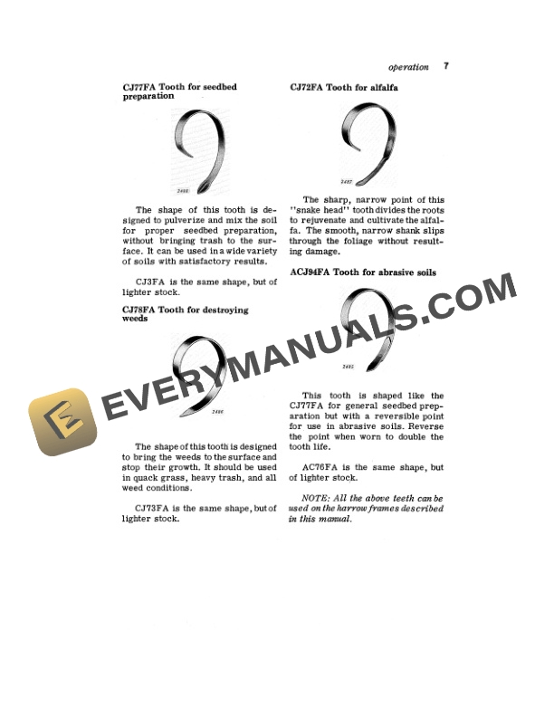 John Deere TH224, TH224H, THC328, THC328H, TH336, TH336H, TH436 and TH436H Spring Operator Manual OMA16492-2