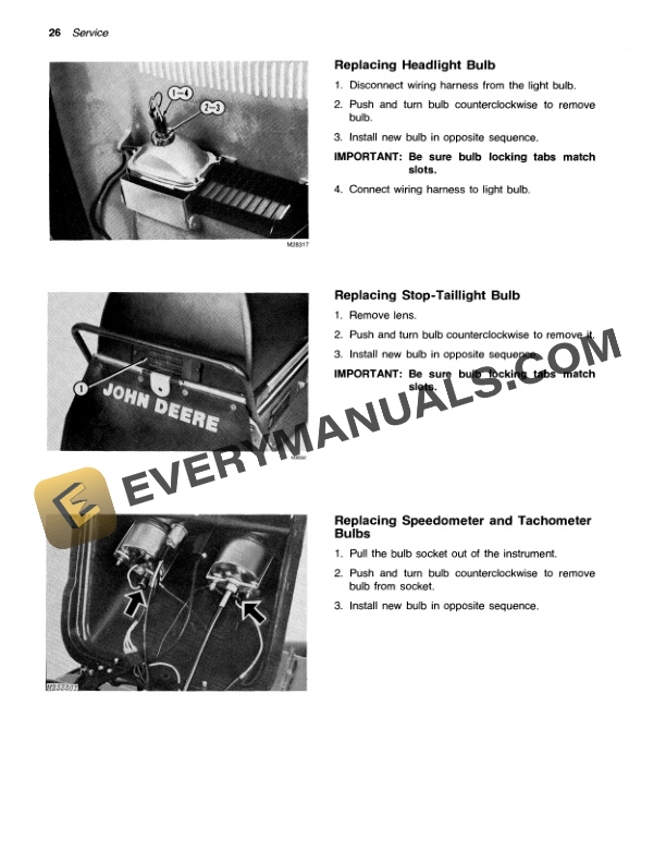 John Deere TRAILFIRE LX SNOWMOBILE Operator Manual OMM69754-3