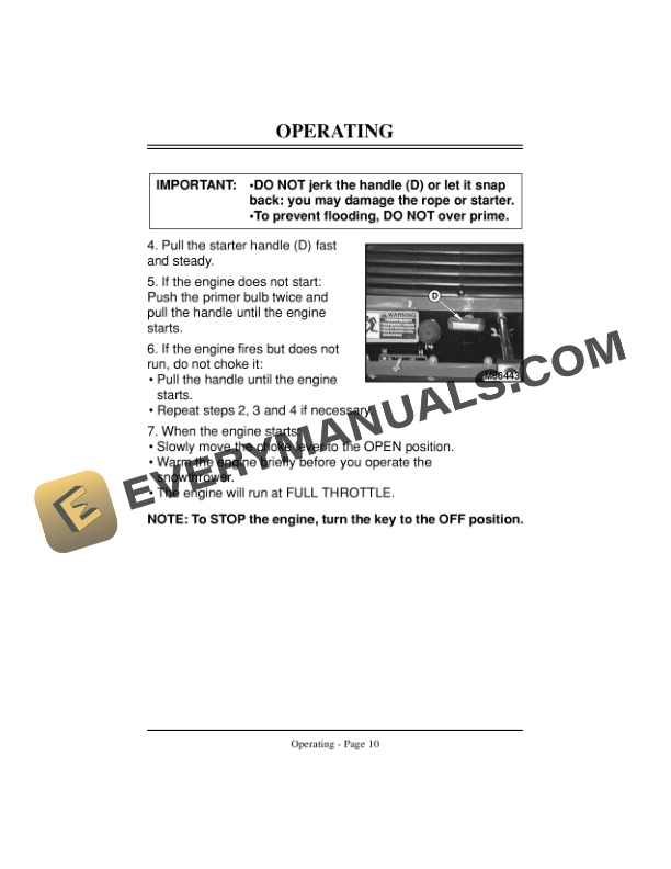 John Deere TRS 21 Snowthrower Operator Manual OMM127510-2