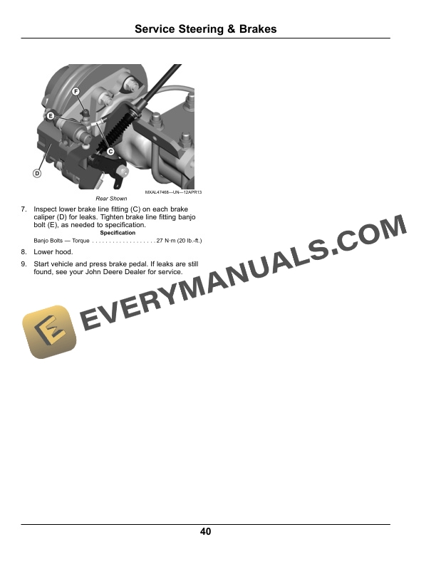 John Deere TS Gator Utility Vehicle Operator Manual OMM168735 3 John Deere TS GATOR Utility Vehicles Operator Manual OMM168735-3