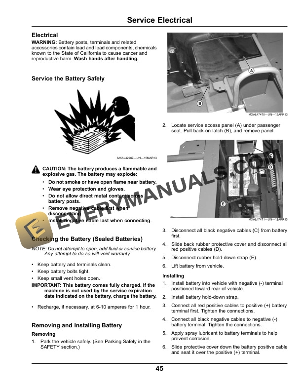 John Deere TS Gator Utility Vehicle Operator Manual OMM171492 3 John Deere TS GATOR Utility Vehicles Operator Manual OMM171492-3
