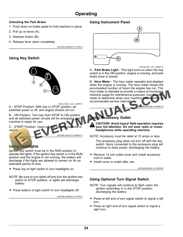 John Deere TS Gator Utility Vehicle Operator Manual OMUC26258 4 John Deere TS Gator Utility Vehicles Operator Manual OMUC26258-2