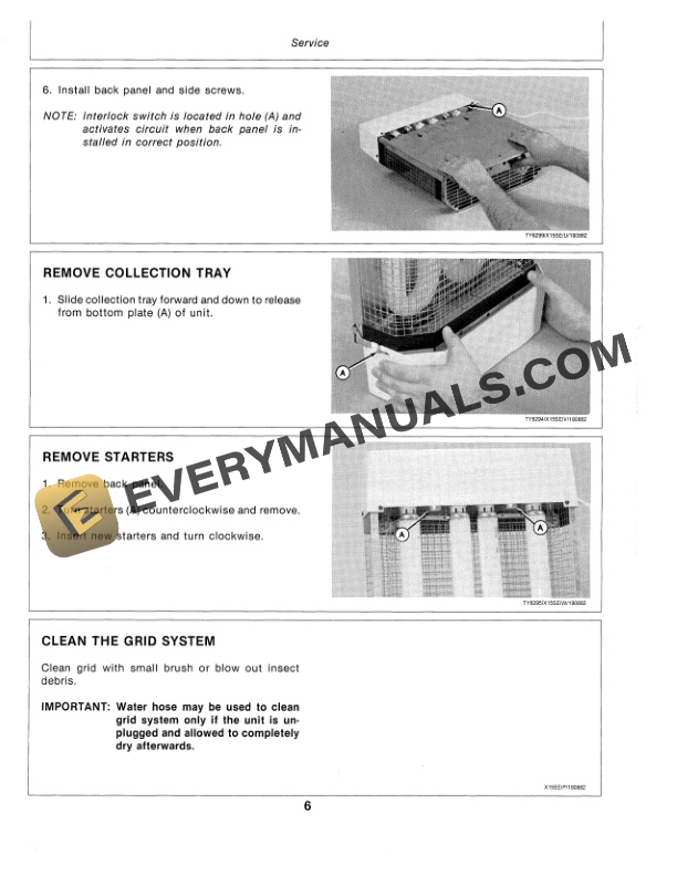 John Deere TY15185 ELECTRONIC FLYING INSECT KILLER Operator Manual OMTY20593-3