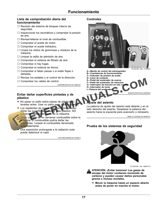 John Deere TruFinish 1220 Utility Rake Operator Manual OMUC33204 5 John Deere TruFinish 1220 Utility Rakes Operator Manual OMUC33204-3