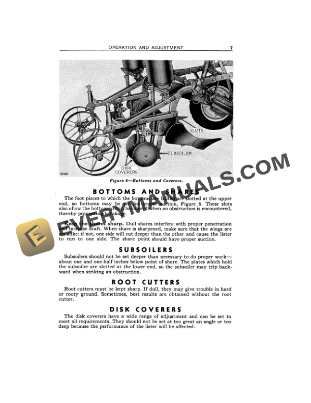 John Deere Two-Row Lister 730 and 730 H Operator Manual OMA301054-2