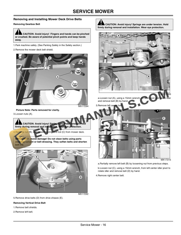 John Deere V-FLEX Deck 7-Iron Operator Manual OMTCU16057-2