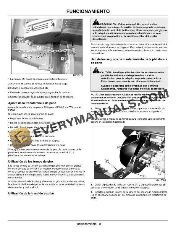 John Deere V-FLEX Deck 7-Iron Operator Manual OMTCU16057-3