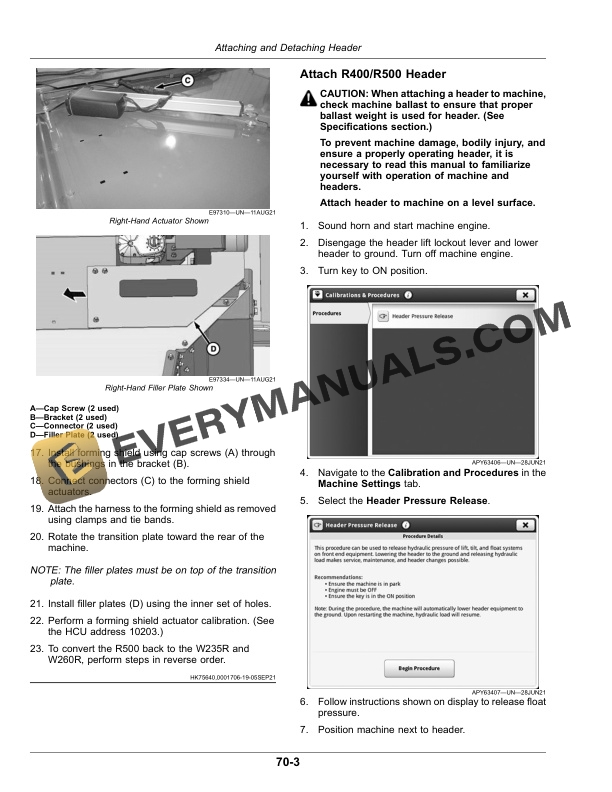 John Deere W200M and W235M Rotary Self-Propelled Windrower Operator Manual OMFH348481 4 John Deere W200M and W235M Rotary Self-Propelled Windrower Operator Manual OMFH348481-2