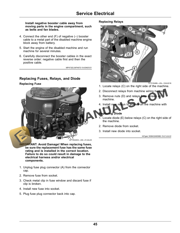 John Deere W36R, W48R, W52R, W61R Commercial Walk Behind Mower Operator Manual OMUC32633E 5 John Deere W36R, W48R, W52R, W61R Commercial Walk Behind Mower Operator Manual OMUC32633E-3