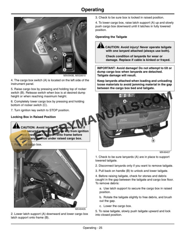 John Deere XUV550 Gator Utility Vehicle Operator Manual OMM164568 4 John Deere XUV550 GATOR Utility Vehicles Operator Manual OMM164568-2