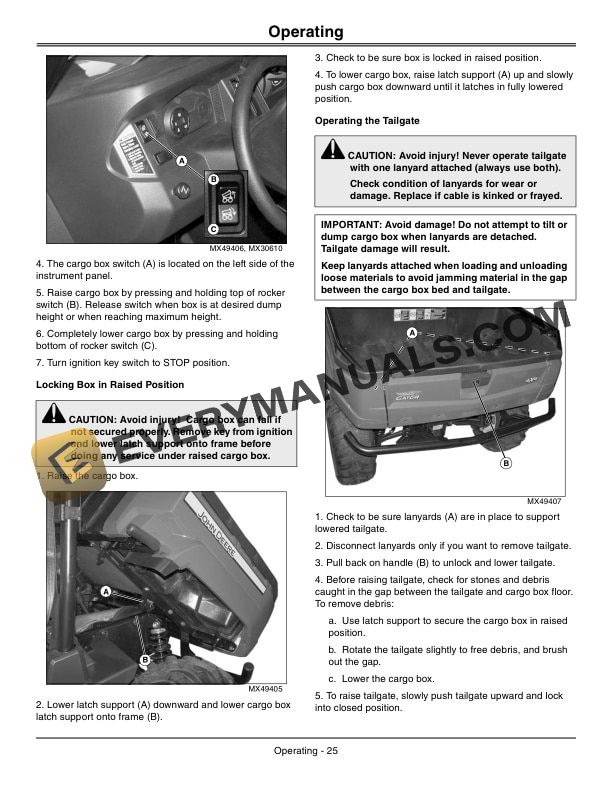John Deere XUV550 S4 Gator Utility Vehicle Operator Manual OMM164573 4 John Deere XUV550 S4 GATOR Utility Vehicles Operator Manual OMM164573-2