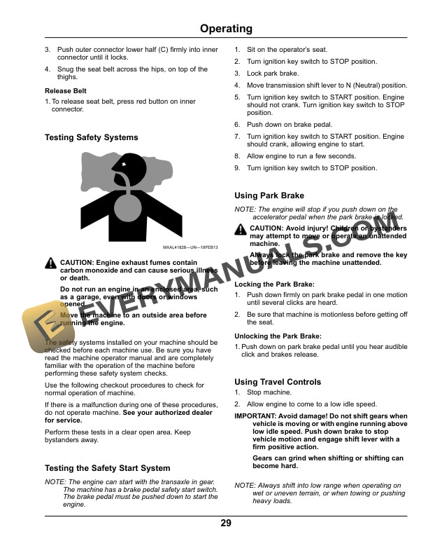 John Deere XUV560, XUV560 S4 Gator Utility Vehicles Operator Manual OMM175931 4 John Deere XUV560, XUV560 S4 Gator Utility Vehicles Operator Manual OMM175931-2