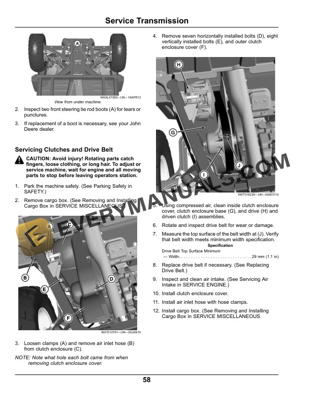John Deere XUV560, XUV560 S4 Gator Utility Vehicles Operator Manual OMM175931 5 John Deere XUV560, XUV560 S4 Gator Utility Vehicles Operator Manual OMM175931-3