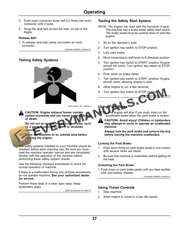 John Deere XUV590i, XUV590i S4 Gator Utility Vehicles Operator Manual OMM178607 4 John Deere XUV590i, XUV590i S4 Gator Utility Vehicles Operator Manual OMM178607-2