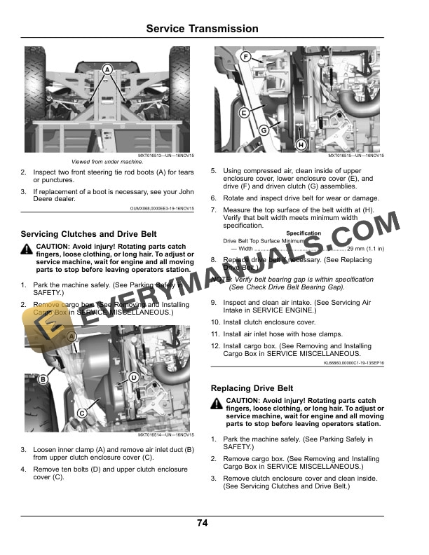 John Deere XUV590i, XUV590i S4 Gator Utility Vehicles Operator Manual OMM178607 5 John Deere XUV590i, XUV590i S4 Gator Utility Vehicles Operator Manual OMM178607-3