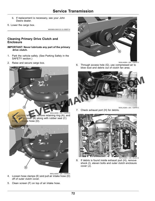 John Deere XUV825E, XUV825M Gator Utility Vehicles Operator Manual OMUC14272 5 John Deere XUV825E, XUV825M Gator Utility Vehicles Operator Manual OMUC14272-3