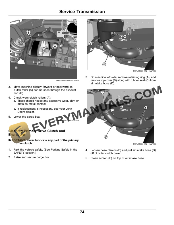 John Deere XUV825i Gator Utility Vehicle Operator Manual OMM178603 5 John Deere XUV825i Gator Utility Vehicles Operator Manual OMM178603-3