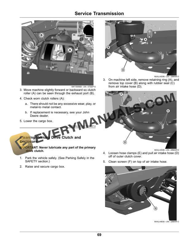 John Deere XUV855E, XUV855M Gator Utility Vehicles Operator Manual OMUC15353 3 John Deere XUV855E, XUV855M GATOR Utility Vehicles Operator Manual OMUC15353-3
