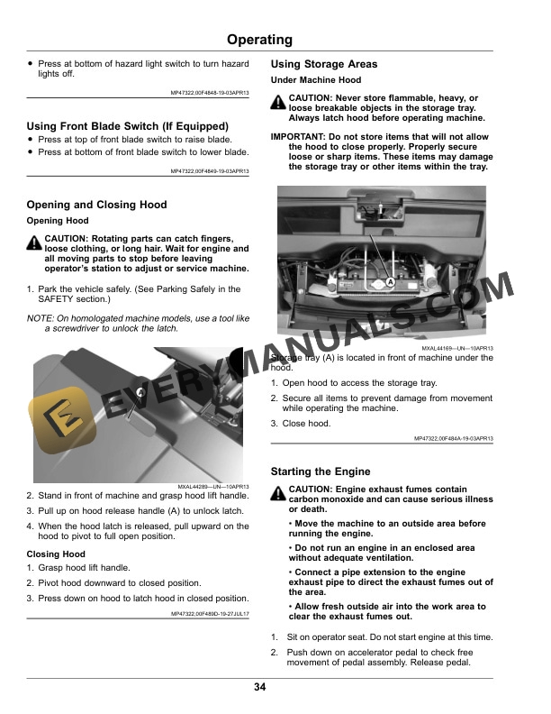 John Deere XUV855E, XUV855M Gator Utility Vehicles Operator Manual OMUC19621E 4 John Deere XUV855E, XUV855M GATOR Utility Vehicles Operator Manual OMUC19621E-2